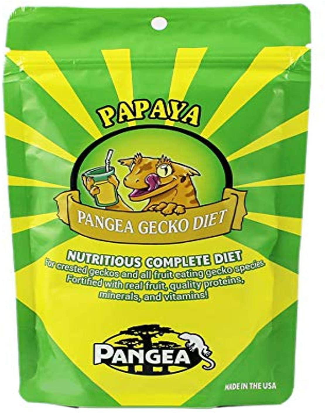 Pangea Papaya Fruit Mix Complete Crested Gecko Food, 2 Oz. Animals & Pet Supplies > Pet Supplies > Reptile & Amphibian Supplies > Reptile & Amphibian Food Pangea   