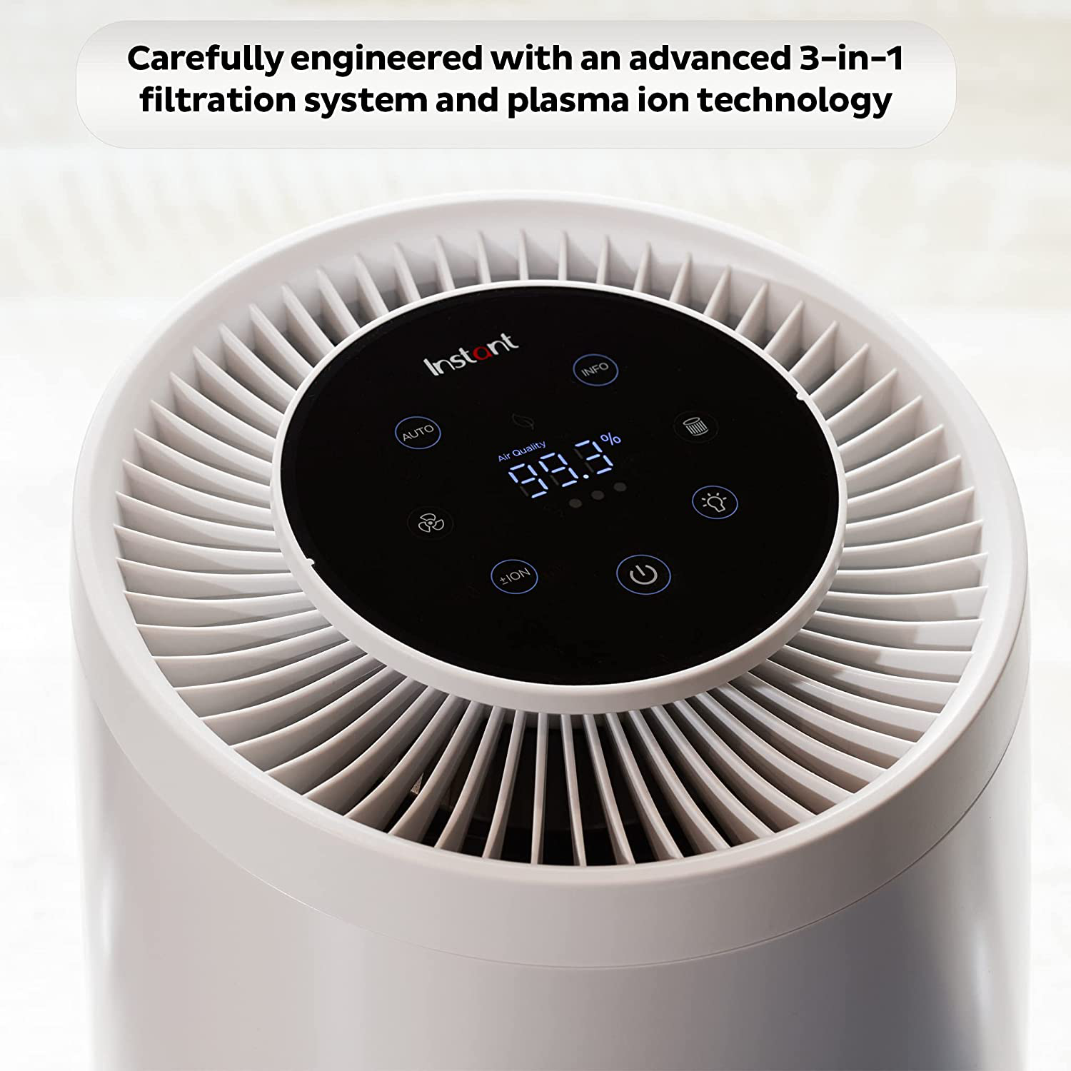 Instant Air Purifier, Helps Remove 99.9% of V (C) S; Advanced 3-In-1 HEPA-13 Filtration with Plasma Ion Technology, Large Room (AP300), Pearl Animals & Pet Supplies > Pet Supplies > Cat Supplies > Cat Furniture Instant   