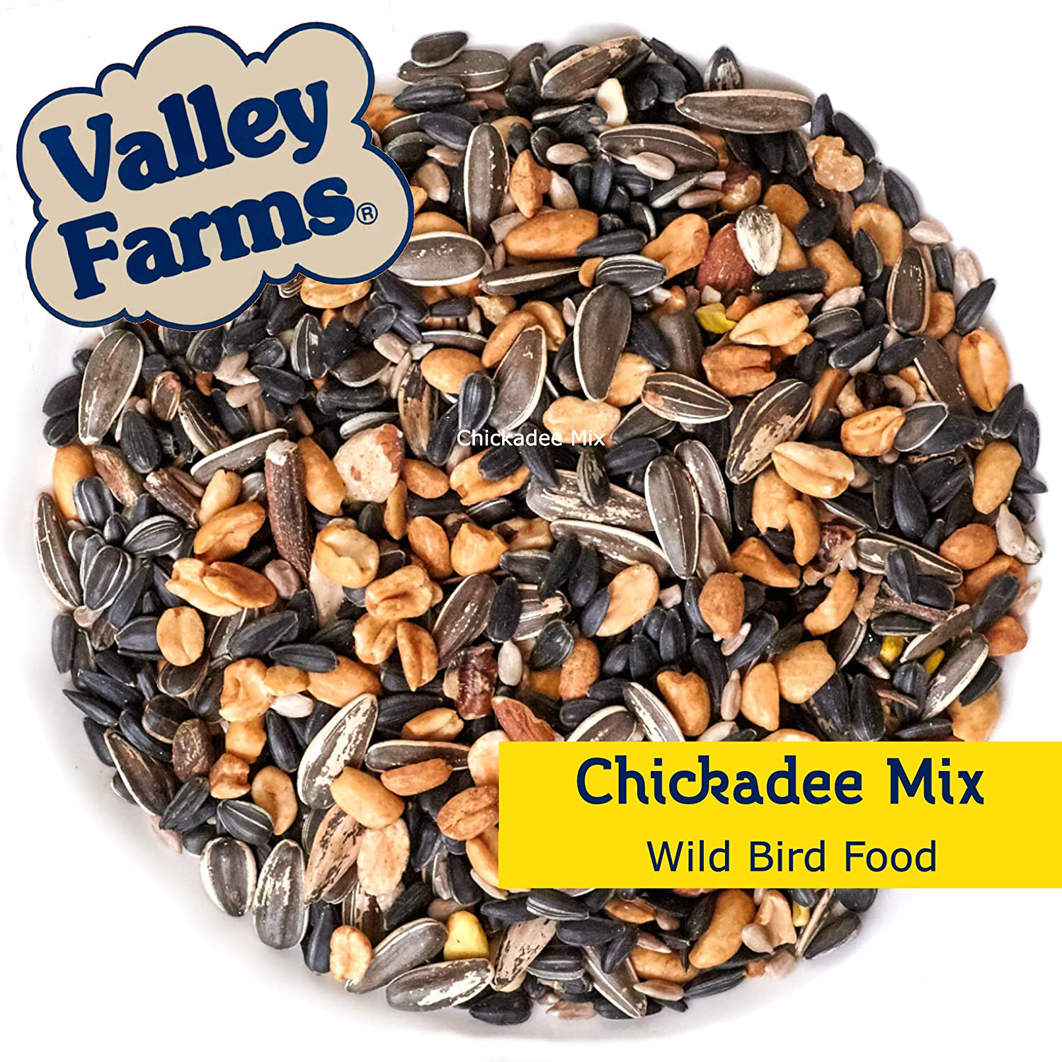 Valley Farms Chickadee Mix - Attract Cute Wild Birds like Chickadee, Titmice, & Nuthatch! Animals & Pet Supplies > Pet Supplies > Bird Supplies > Bird Food Valley Farms   