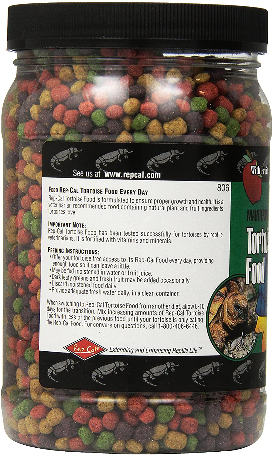 Rep-Cal SRP00806 Tortoise Food, 12.5-Ounce Animals & Pet Supplies > Pet Supplies > Reptile & Amphibian Supplies > Reptile & Amphibian Food Rep-Cal   