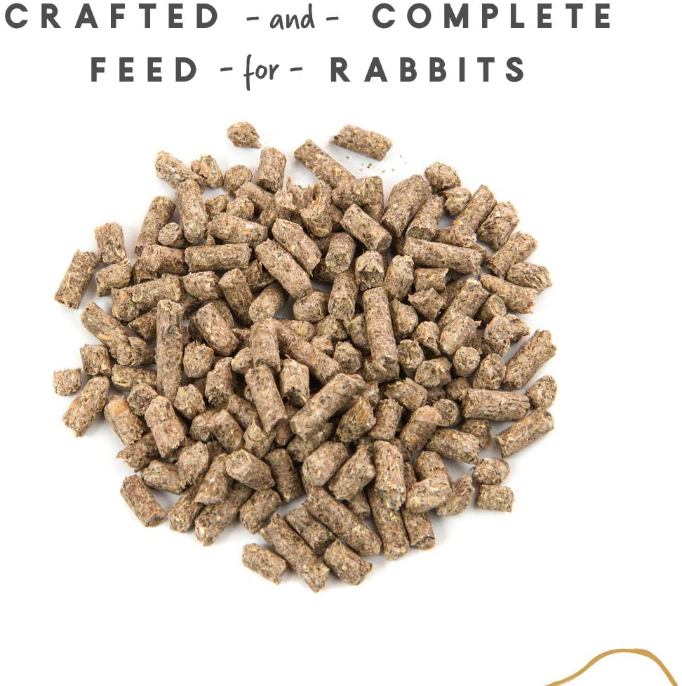 Manna Pro Rabbit Feed | with Vitamins & Minerals | Complete Feed for Rabbits | No Artificial Colors or Flavors | 5Lb