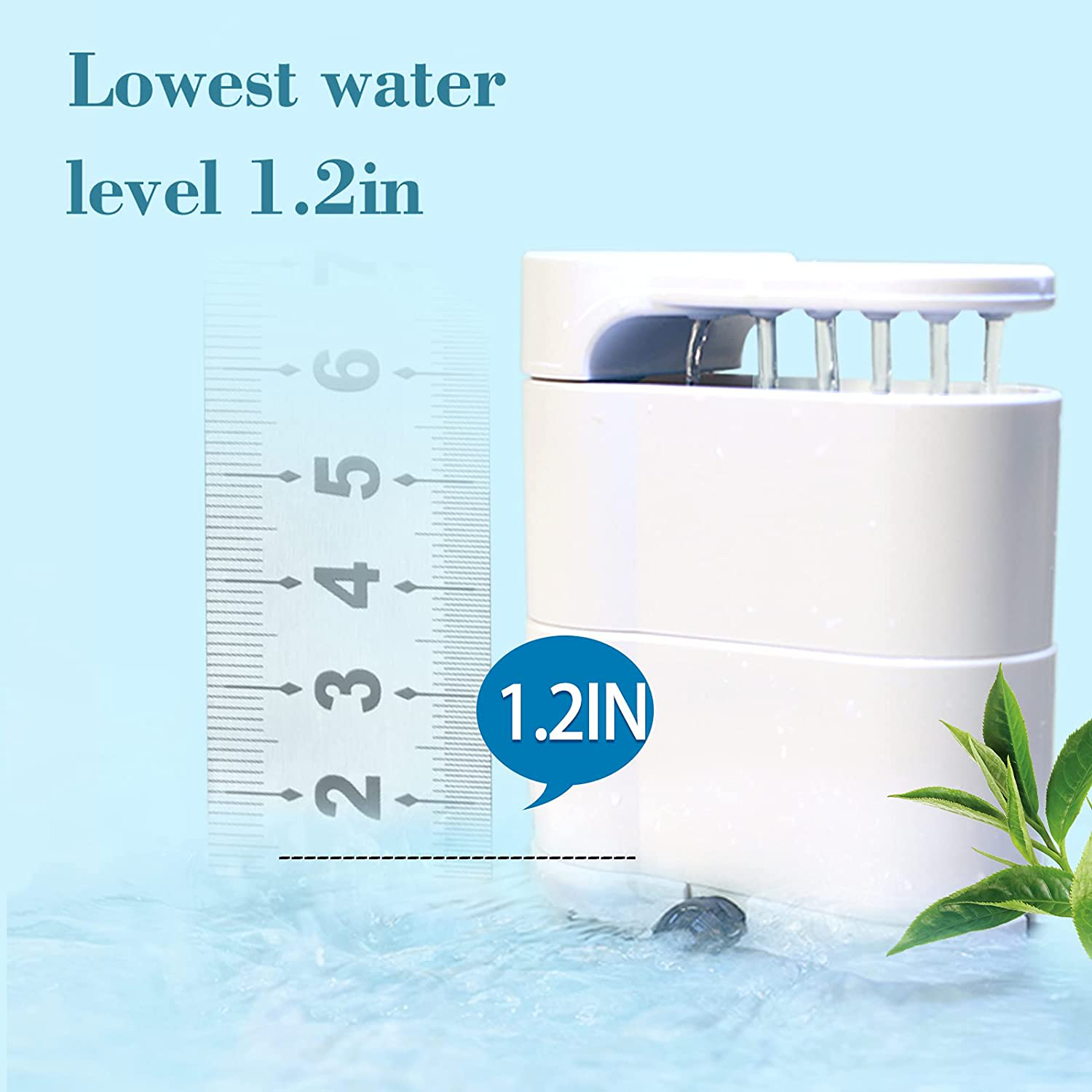 UPETTOOLS Aquarium Turtle Filter Filtration for Reptiles Tank Low Level Filter for Small Fish Tank Turtle Tank Shrimp Tank Amphibian Frog Crab Animals & Pet Supplies > Pet Supplies > Fish Supplies > Aquarium Filters UPETTOOLS   