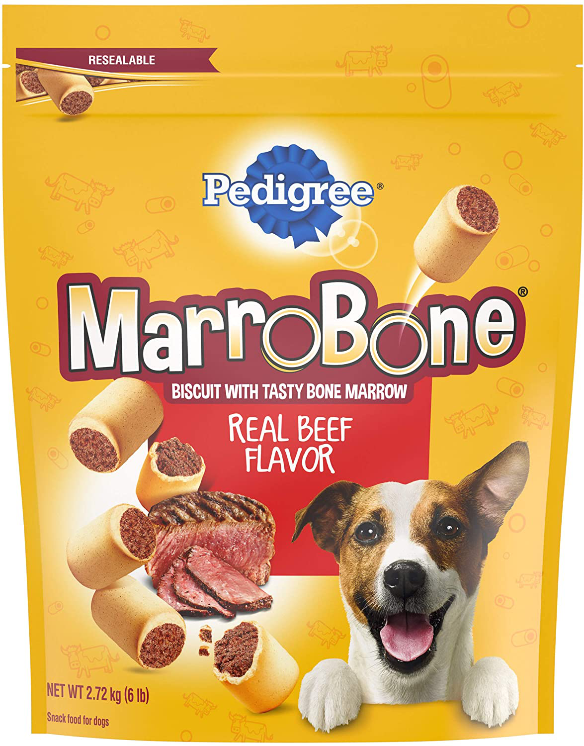 Pedigree Marrobone Dog Treats, Beef Flavor Animals & Pet Supplies > Pet Supplies > Dog Supplies > Dog Treats Pedigree 6 lbs.  