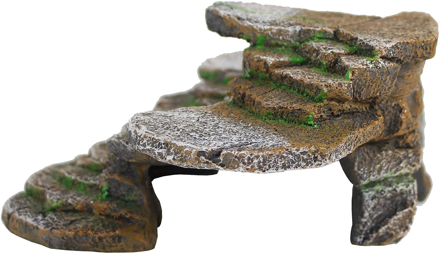 Penn-Plax Reptology Shale Step Ledge for Aquariums & Terrariums, Adds Hiding Spots, Swim Throughs, Basking Ledges for Fish, Reptiles, Amphibians, and Small Animals Animals & Pet Supplies > Pet Supplies > Reptile & Amphibian Supplies > Reptile & Amphibian Habitat Accessories Penn-Plax   