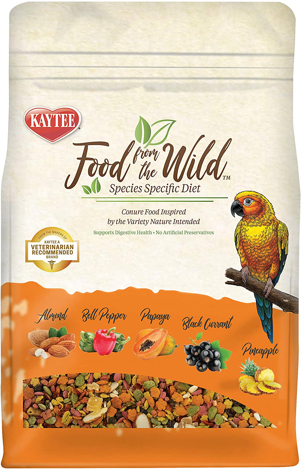 Kaytee Food from the Wild Conure, 2.5 Lb, Hand Selected Ingredients Animals & Pet Supplies > Pet Supplies > Bird Supplies > Bird Food Kaytee   