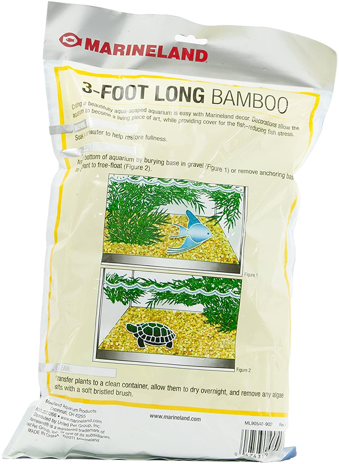 Bamboo 3 Feet, Décor for Aquariums and Terrariums, Model Animals & Pet Supplies > Pet Supplies > Fish Supplies > Aquarium Decor MarineLand   