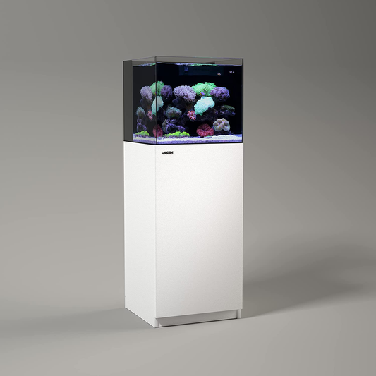 LANDEN Aquarium Stand and Cabinet, Random Color for Clearance for Fish Tank, Nano Foam Leveling Mat Included, Contemporary and Simple Design, Wooden Gloss White or Black Painted(Stand Only) Animals & Pet Supplies > Pet Supplies > Fish Supplies > Aquarium Gravel & Substrates Landen White W17.7xD17.7xH33.86 inches (45x45x86 cm) 