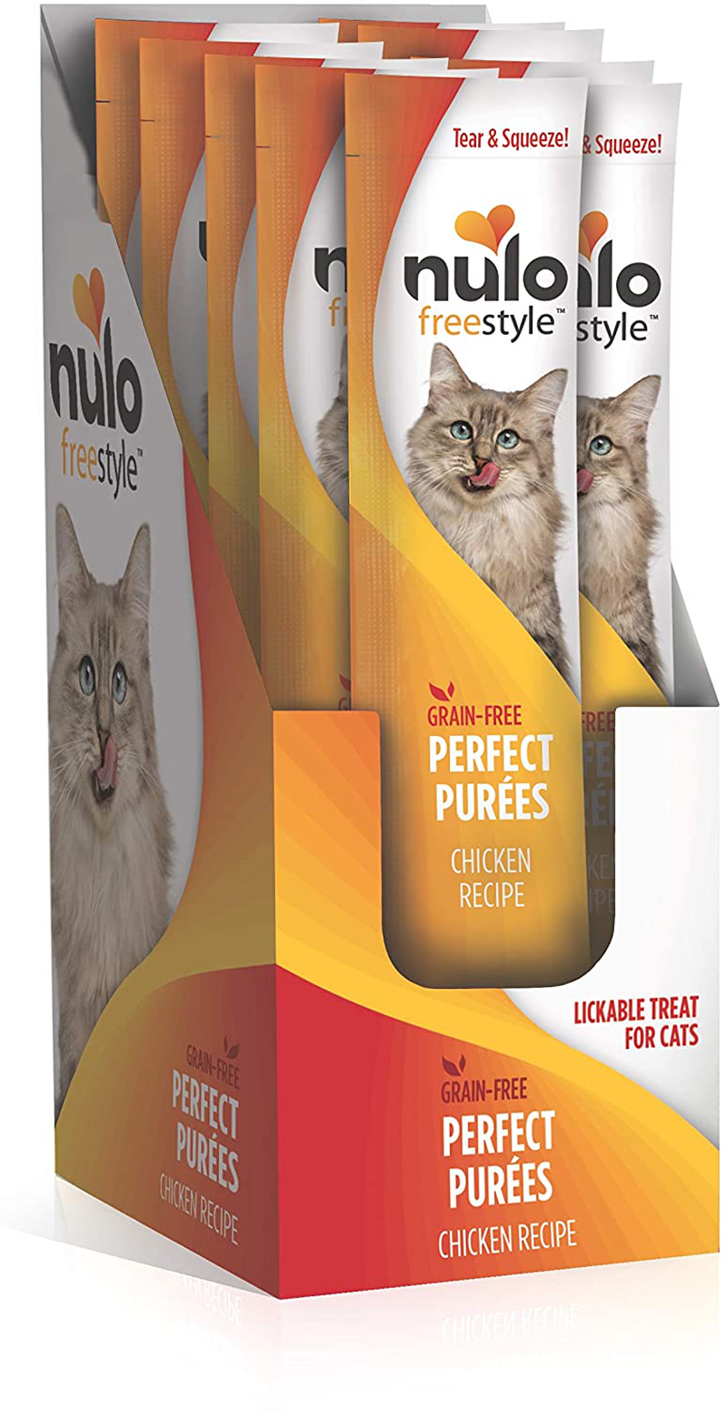 Nulo Freestyle Perfect Purees Animals & Pet Supplies > Pet Supplies > Cat Supplies > Cat Treats Nulo Chicken 48 Count (Pack of 1) 