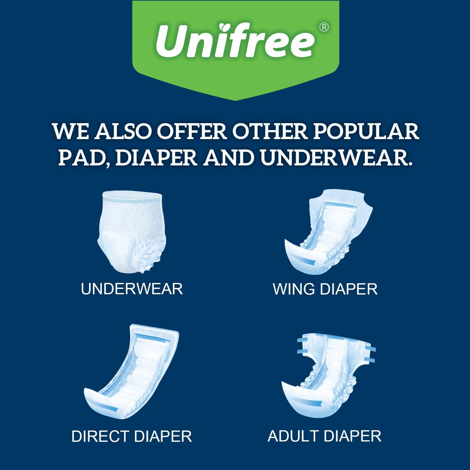 Unifree Disposable Underpads, Bed Pads, Incontinence Pad, Super Absorbent, 150 Count, Blue (S 17.5X23.5 Inch) Animals & Pet Supplies > Pet Supplies > Dog Supplies > Dog Diaper Pads & Liners UNIFREE   