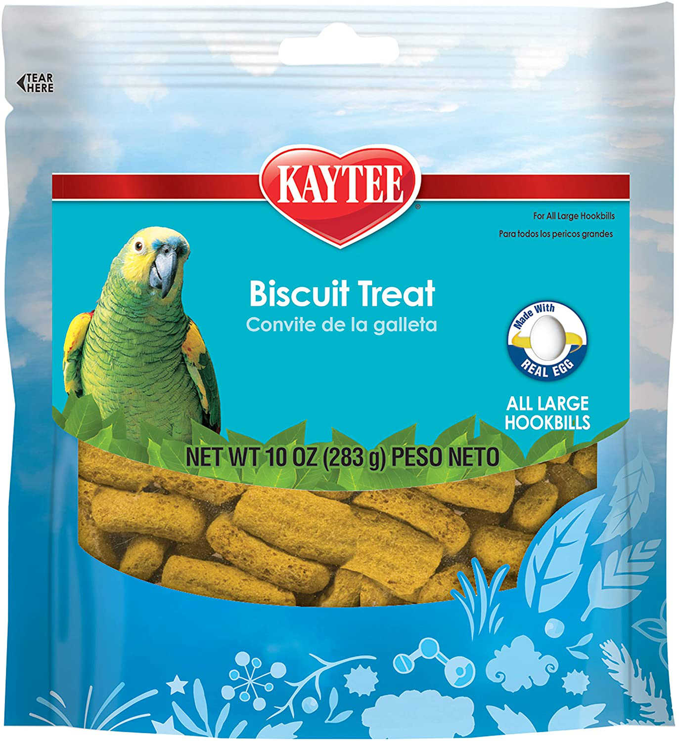 Kaytee Biscuit Treat for Parrots, 10-Ounce