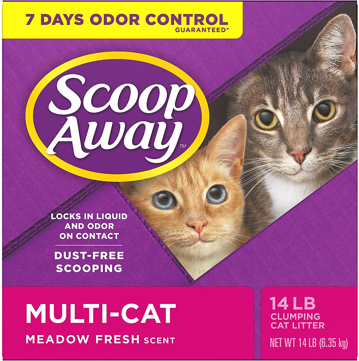 Scoop Away Multi-Cat, Scented Litter - 14 Lb Animals & Pet Supplies > Pet Supplies > Cat Supplies > Cat Litter Scoop Away   