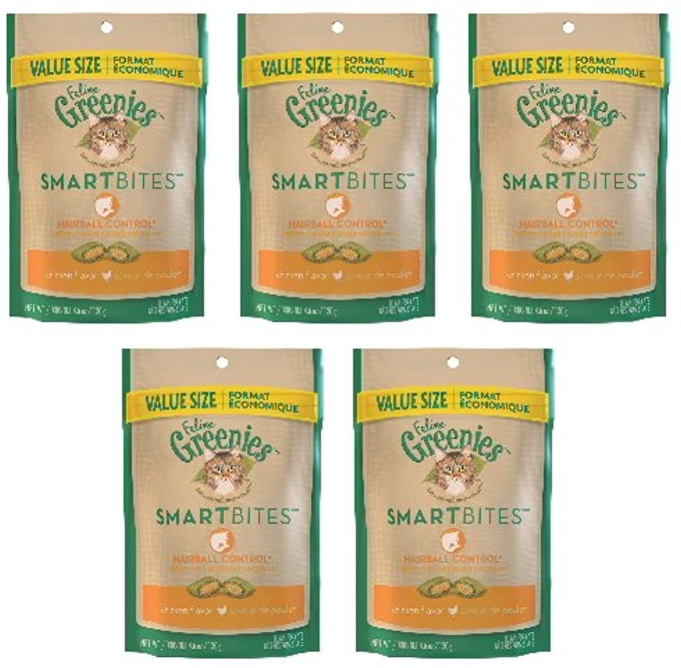 Greenies Smartbites Hairball Control Chicken 23Oz (5 X 4.6Oz) Animals & Pet Supplies > Pet Supplies > Cat Supplies > Cat Treats Greenies   