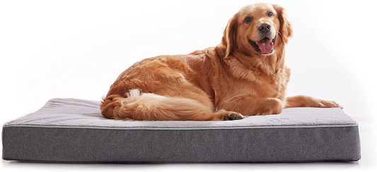 URGVANZ PET Large Orthopedic Memory Foam Dog Beds for Medium Large Dogs, Washable Removable Cover,Waterproof Non-Slip Bottom Pet Beds in Cooling Gel Egg Crate Foam Animals & Pet Supplies > Pet Supplies > Dog Supplies > Dog Beds URGVANZ PET XX-Large  