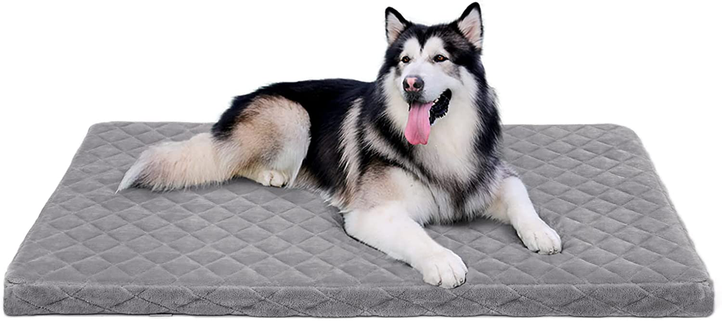 Hero Dog Large Dog Bed Orthopedic Foam Pet Beds for Large, Jumbo and Medium Dogs up to 100Lbs, Dog Crate Foam Bed with anti Slip Bottom and Removable Washable Cover, Multi Colors