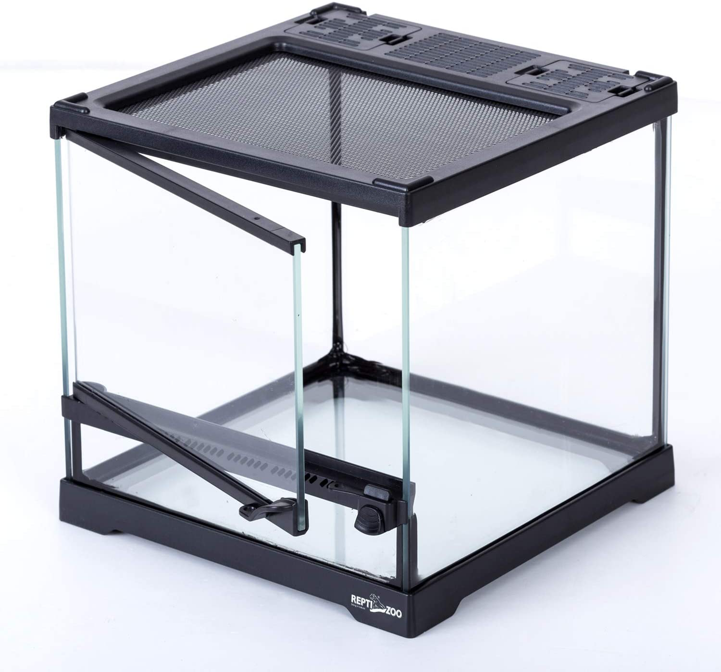 REPTIZOO Mini Reptile Glass Terrarium,Front Opening Door Full View Visually Appealing Mini Reptile or Amphibians Glass Habitat Animals & Pet Supplies > Pet Supplies > Reptile & Amphibian Supplies > Reptile & Amphibian Habitat Accessories REPTIZOO   