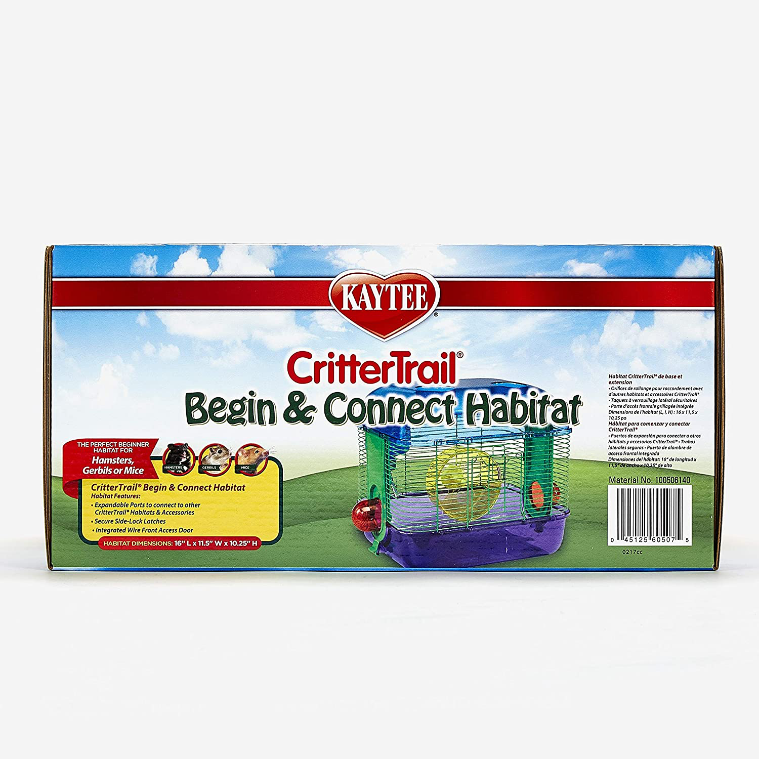 Kaytee Critter Trail Begin and Connect Habitat for Hamsters,Multicolor,Small