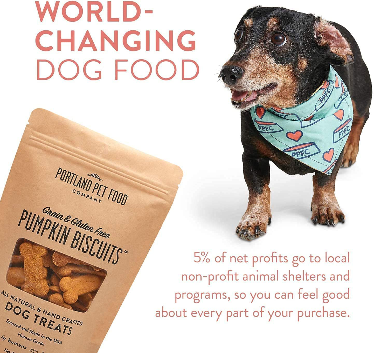 Portland Pet Food Company All-Natural Dog Treat Biscuits – Handcrafted Grain-Free, Gluten-Free, USA Sourced Baked & Made, Human-Grade, All Natural Limited Ingredients Animals & Pet Supplies > Pet Supplies > Small Animal Supplies > Small Animal Treats Crafted by Humans Loved by Dogs   