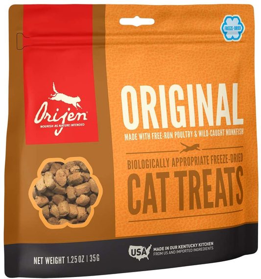 Orijen Orijen Original Freeze Dried Cat Treats, 1.25 Oz Animals & Pet Supplies > Pet Supplies > Cat Supplies > Cat Treats Orijen   