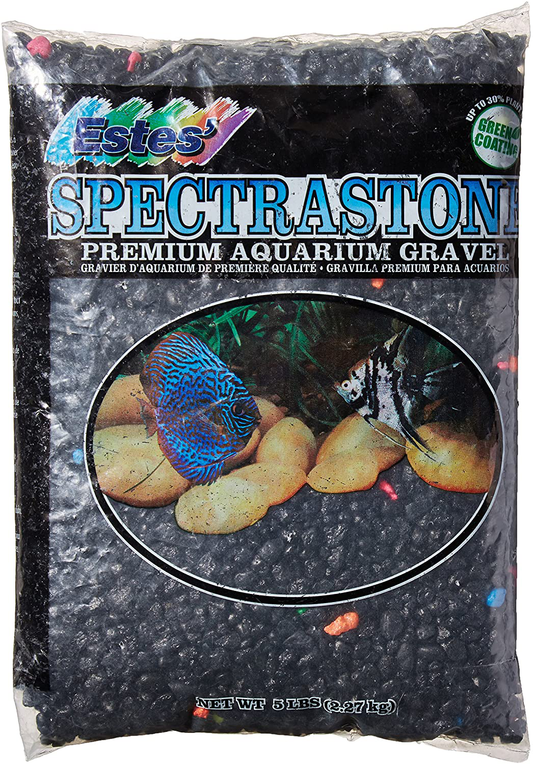 Spectrastone Permaglo Black Lagoon for Freshwater Aquariums, 5-Pound Bag Animals & Pet Supplies > Pet Supplies > Fish Supplies > Aquarium Gravel & Substrates Spectrastone   