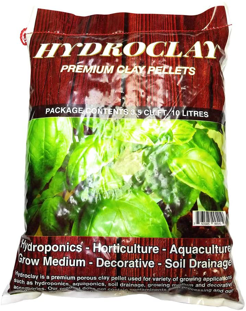 Onetour Hydroclay Premium Hydroponics Clay Pellets Substrate 10 Litres Animals & Pet Supplies > Pet Supplies > Fish Supplies > Aquarium Gravel & Substrates Onetour   