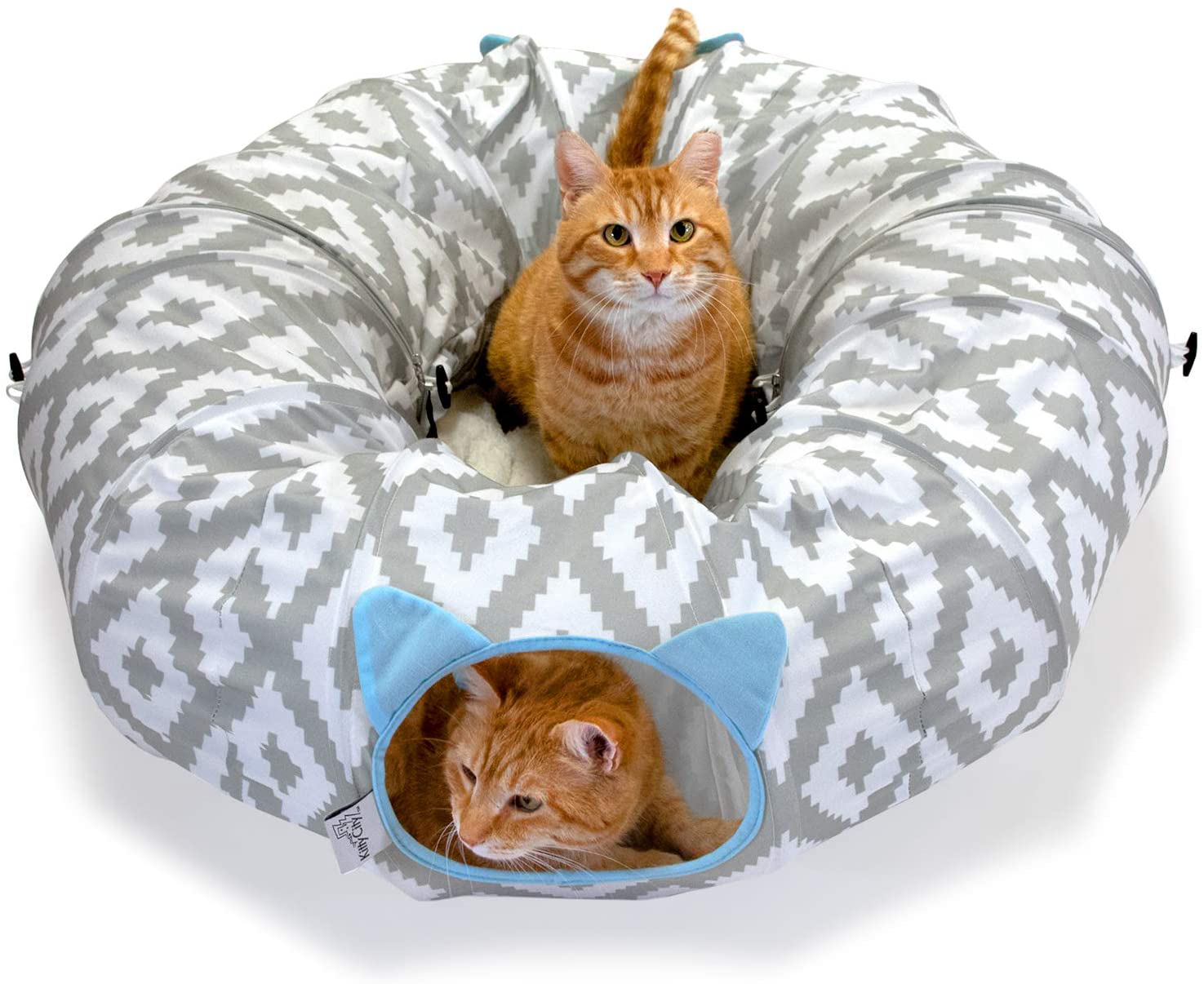 Kitty City Large Cat Tunnel Bed, Cat Bed, Pop up Bed, Cat Toys