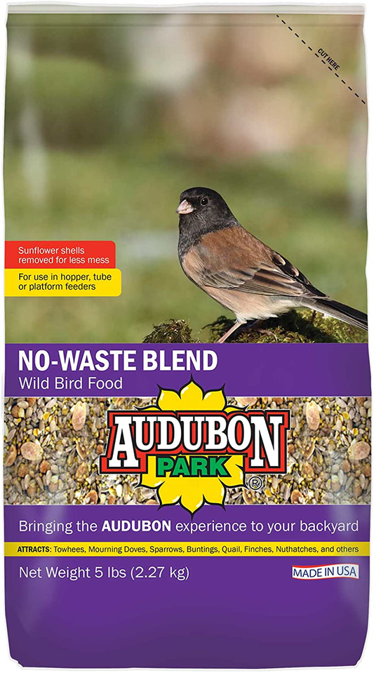 Audubon Park 12228 No-Waste Blend Wild Bird Food, 5-Pound Animals & Pet Supplies > Pet Supplies > Bird Supplies > Bird Food Audubon Park   