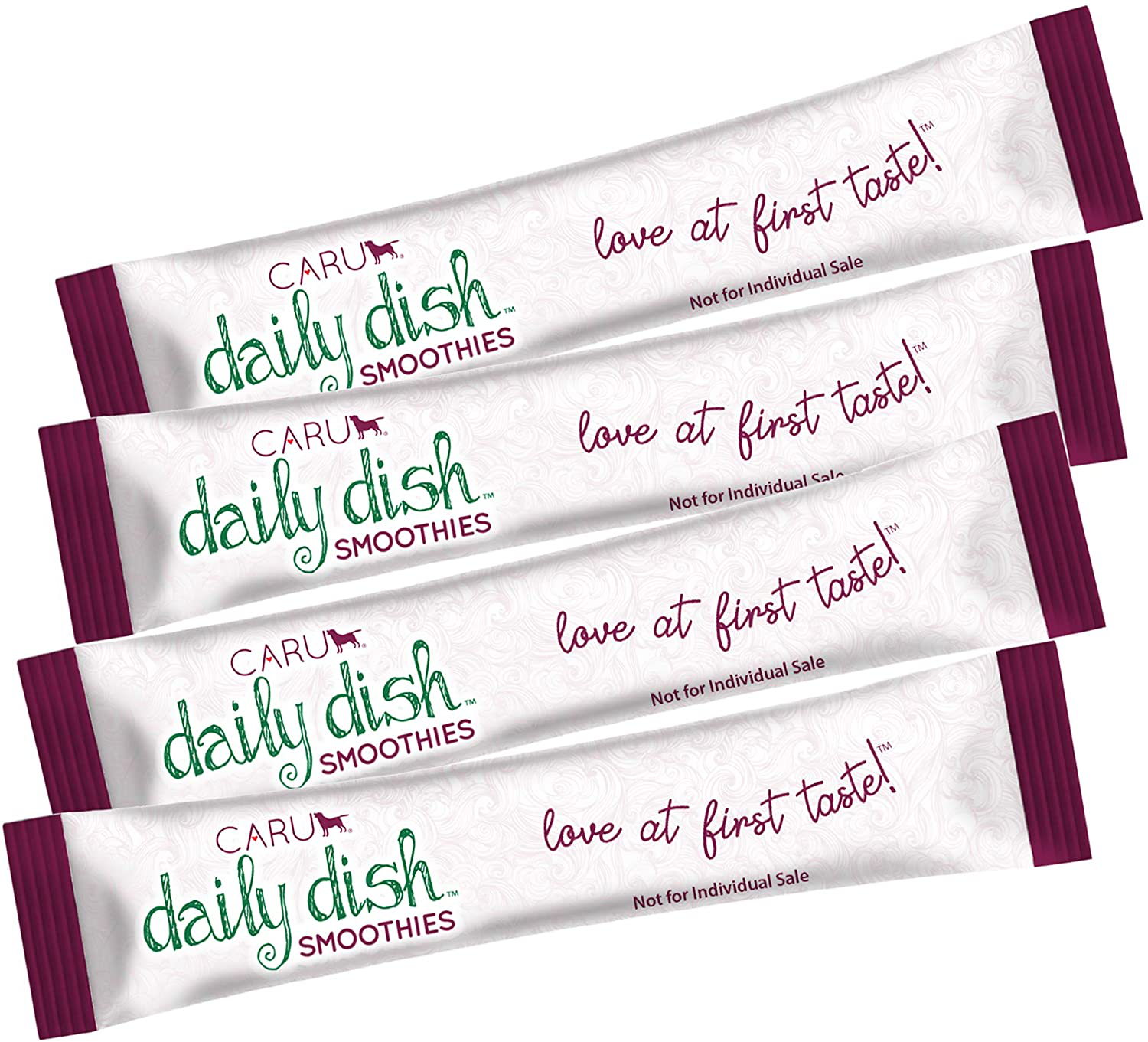 CARU Daily Dish Smoothies Lickable Treats for Cats,100% Natural, (Pack of 4) - 56 G/2 Oz Animals & Pet Supplies > Pet Supplies > Cat Supplies > Cat Treats Caru   