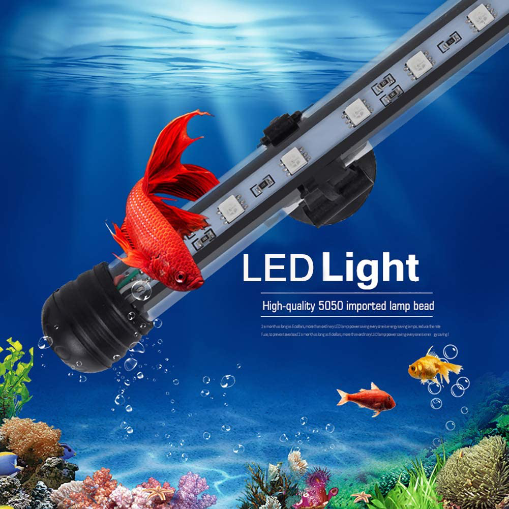 MQ 8-36 in Submersible LED Aquarium Light, Color Changing Fish Tank Light with Remote Control, IP68 LED Lights Bar, for Fish Tank 10-45 Inch Animals & Pet Supplies > Pet Supplies > Fish Supplies > Aquarium Lighting MQ   