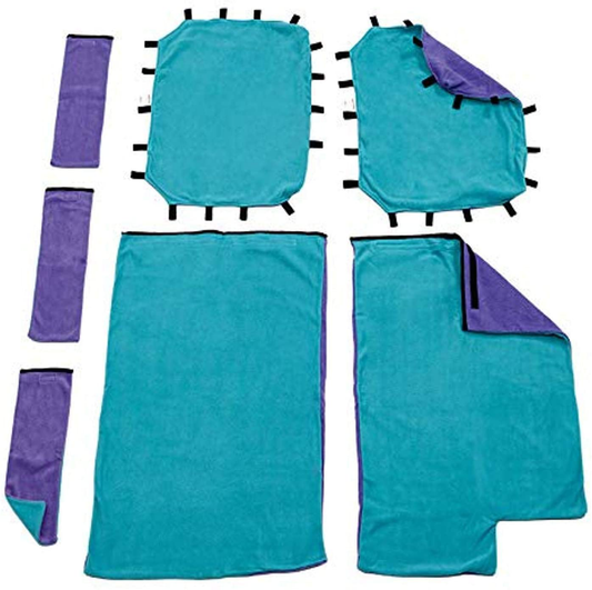 Ferret Nation & Critter Nation Accessories Kit Animals & Pet Supplies > Pet Supplies > Small Animal Supplies > Small Animal Habitat Accessories MidWest Homes for Pets Kit 2 Blue & Purple 