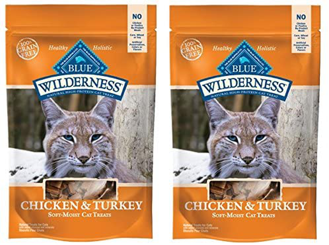 Blue Buffalo Wilderness Grain Free Cat Treats Chicken & Turkey 4 Oz Animals & Pet Supplies > Pet Supplies > Cat Supplies > Cat Treats Blue Buffalo   