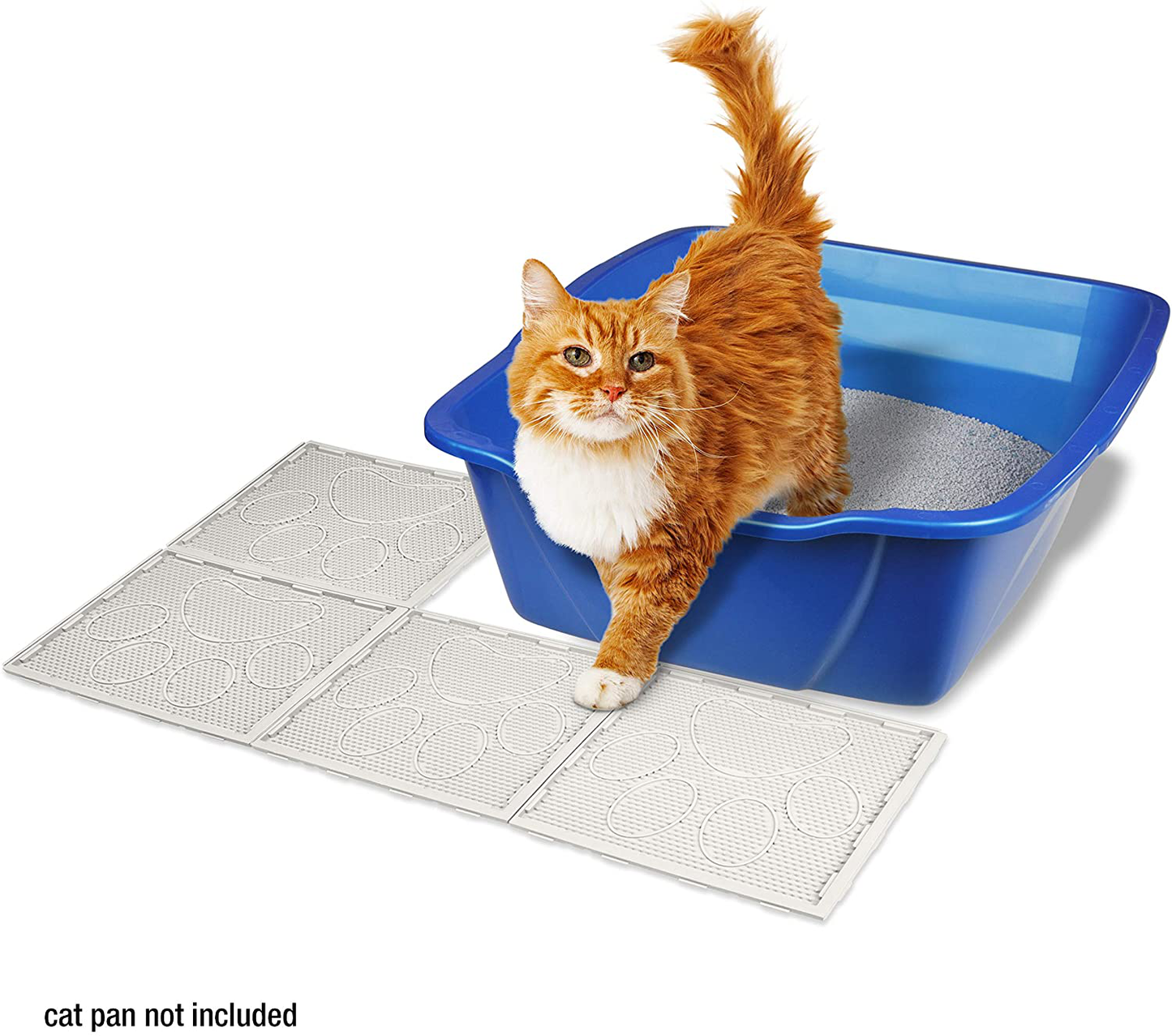 Van Ness Trackless Cat Litter Mat Tiles Animals & Pet Supplies > Pet Supplies > Cat Supplies > Cat Litter Box Mats Van Ness   