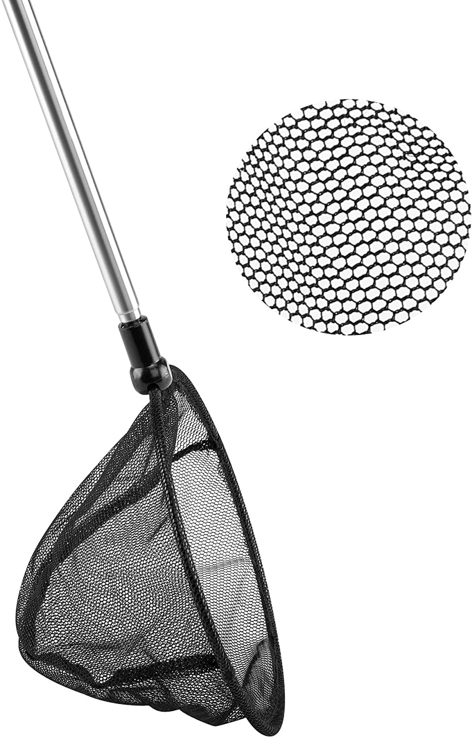 Filhome Telescopic Aquarium Fish Net, Fine Mesh round Fish Net for Fish Tank with Extendable Long Handle Animals & Pet Supplies > Pet Supplies > Fish Supplies > Aquarium Fish Nets Filhome   