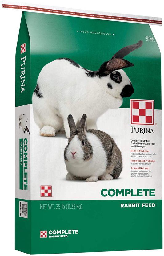 Purina Rabbit Food Complete Pellets, 25 Lb