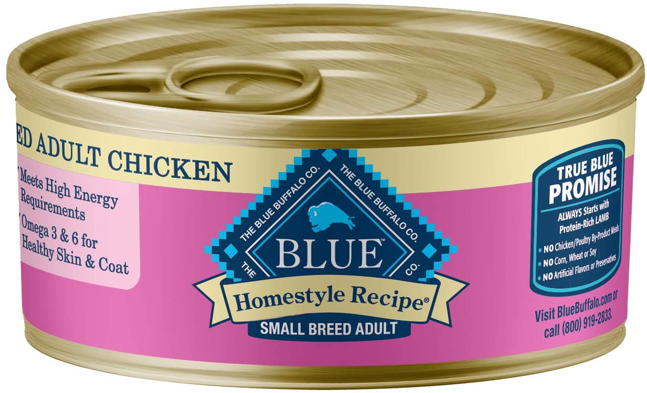 Blue Buffalo Homestyle Recipe Natural Adult Small Breed Wet Dog Food, 5.5-Oz Can (Pack of 24) Animals & Pet Supplies > Pet Supplies > Small Animal Supplies > Small Animal Treats Blue Buffalo   