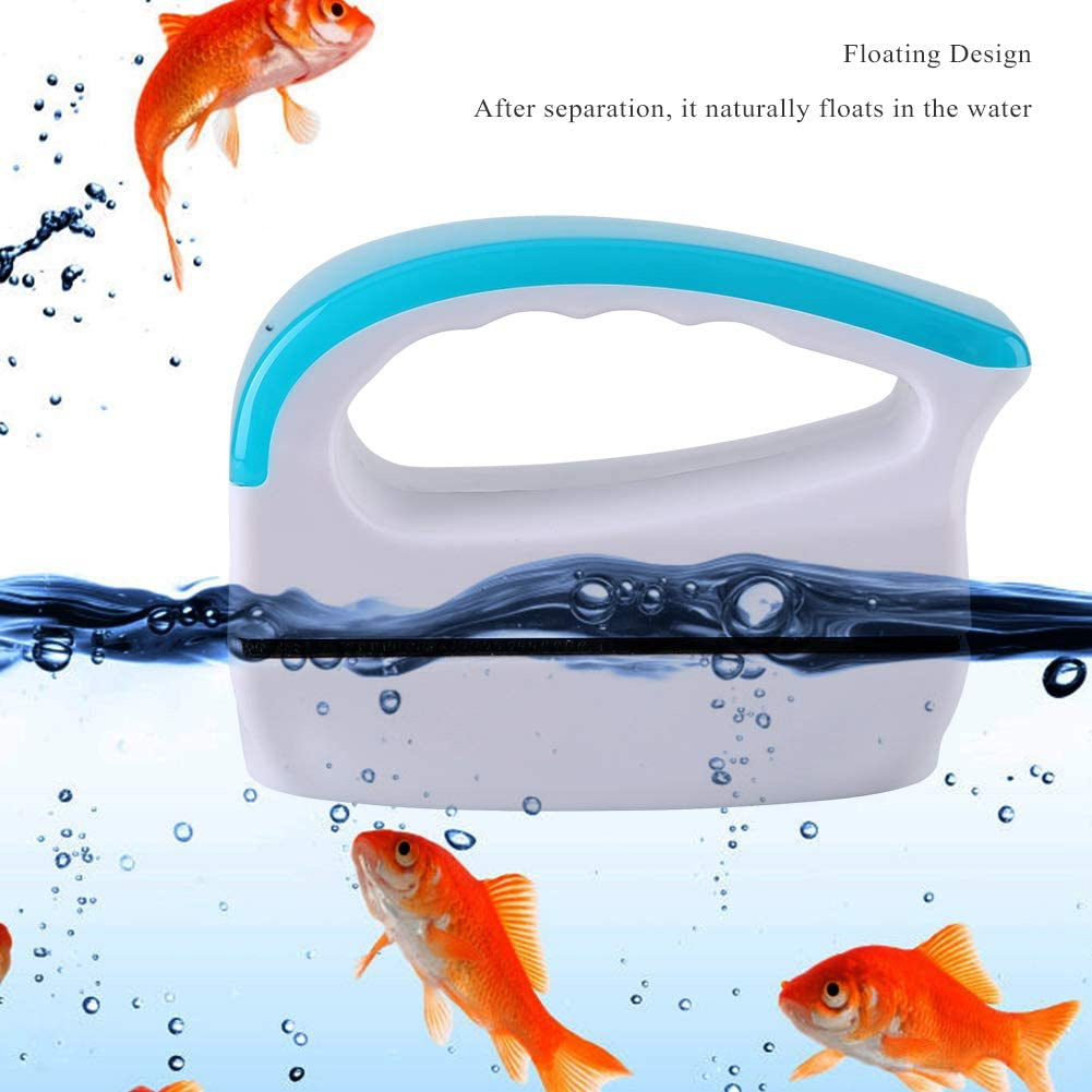 Fish Tank Magnetic Cleaning Brush, Aquarium Double Side Glass Cleaner Fish Tank Glass Seaweed Scraper Cleaner Aquarium Window Cleaning Magnets Brush(M) Animals & Pet Supplies > Pet Supplies > Fish Supplies > Aquarium Cleaning Supplies Semme   