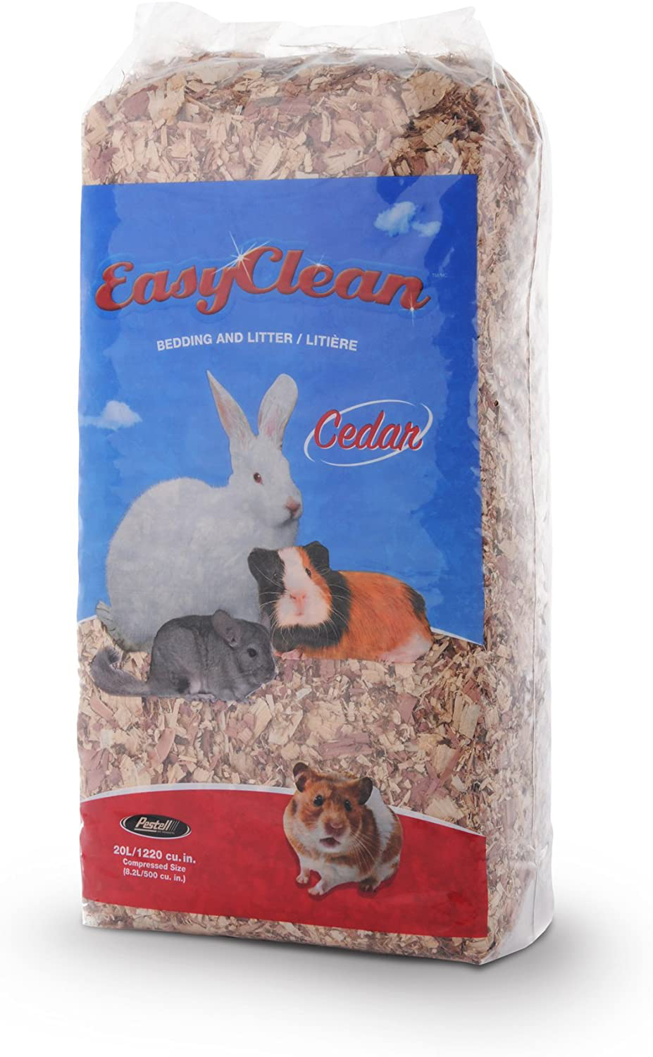 Pestell Pet Products Easy Clean Cedar Bedding 20L