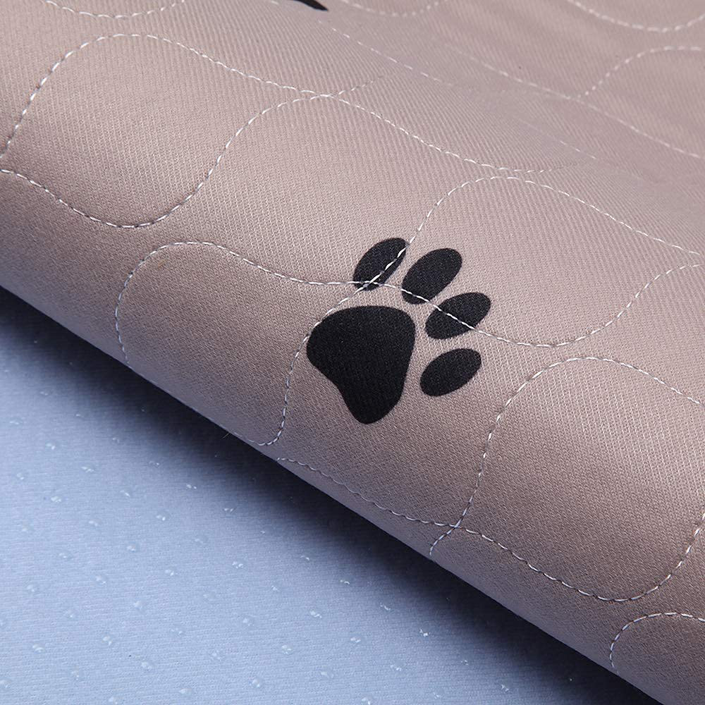 Sincopet Reusable Pee Pad + Free Puppy Grooming Gloves/Quilted, Fast Absorbing Machine Washable Dog Whelping Pad/Waterproof Puppy Training Pad/Housebreaking Absorption Pads Animals & Pet Supplies > Pet Supplies > Dog Supplies > Dog Diaper Pads & Liners SincoPet   