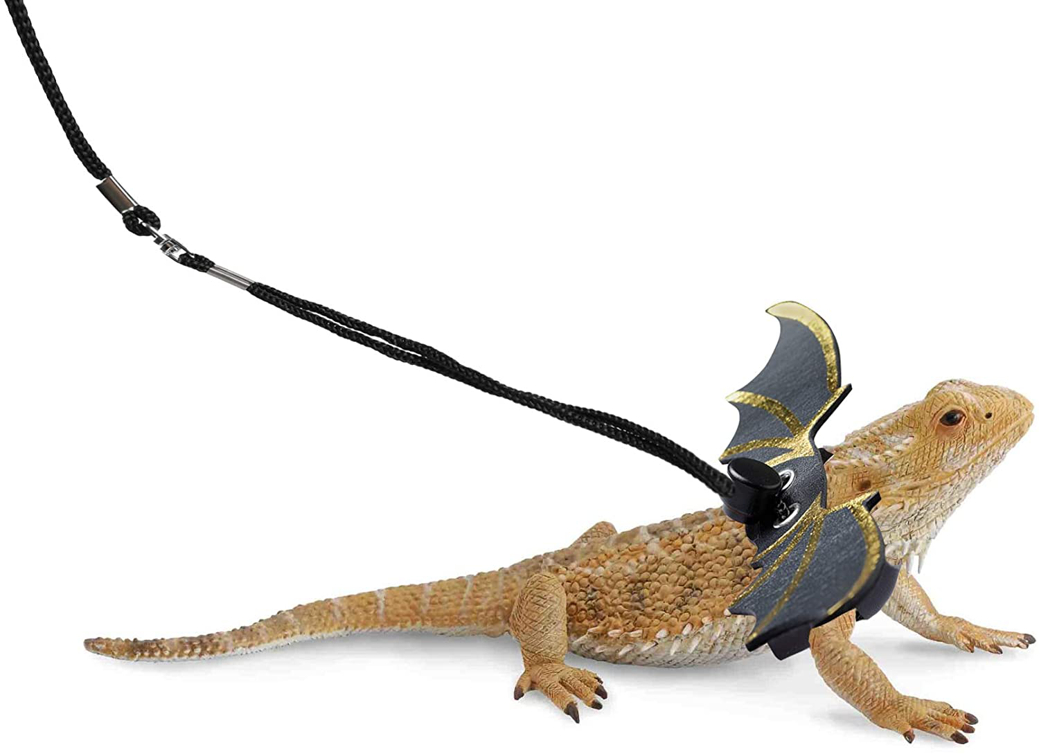 Bearded Dragon Harness and Leash Adjustable (S, M, L, 3 Pack), Berdid Dragon Accessories - Soft Leather Reptile Lizard Leash with Cool Wings for Amphibians, Iguana, Leopard Gecko and Small Pet Animals Animals & Pet Supplies > Pet Supplies > Reptile & Amphibian Supplies > Reptile & Amphibian Substrates CHICKUSTORE   