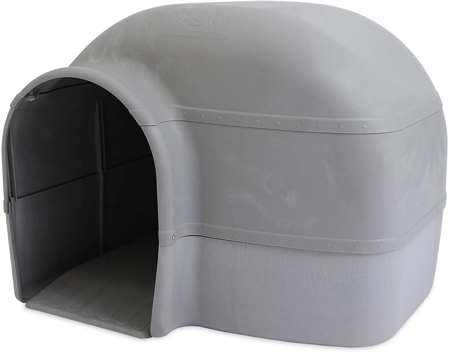 Petmate Husky Dog House for Dogs up to 90 Pounds, Grey Animals & Pet Supplies > Pet Supplies > Dog Supplies > Dog Houses Petmate   