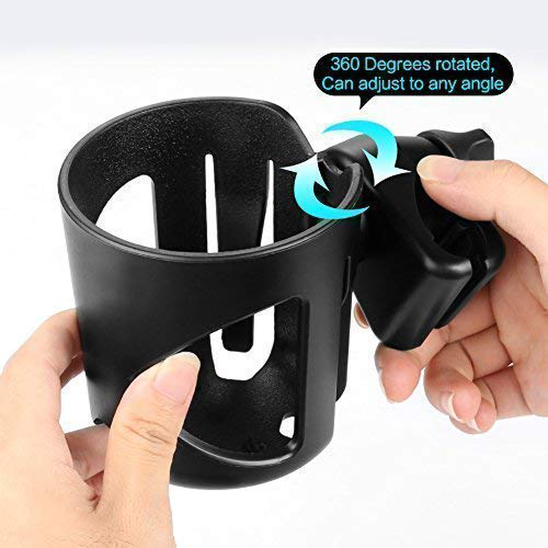Universal Cup Holder by Accmor, Stroller Cup Holder, Large Caliber Designed Cup Holder, 360 Degrees Universal Rotation Cup Drink Holder,Black Animals & Pet Supplies > Pet Supplies > Dog Supplies > Dog Treadmills Accmor   