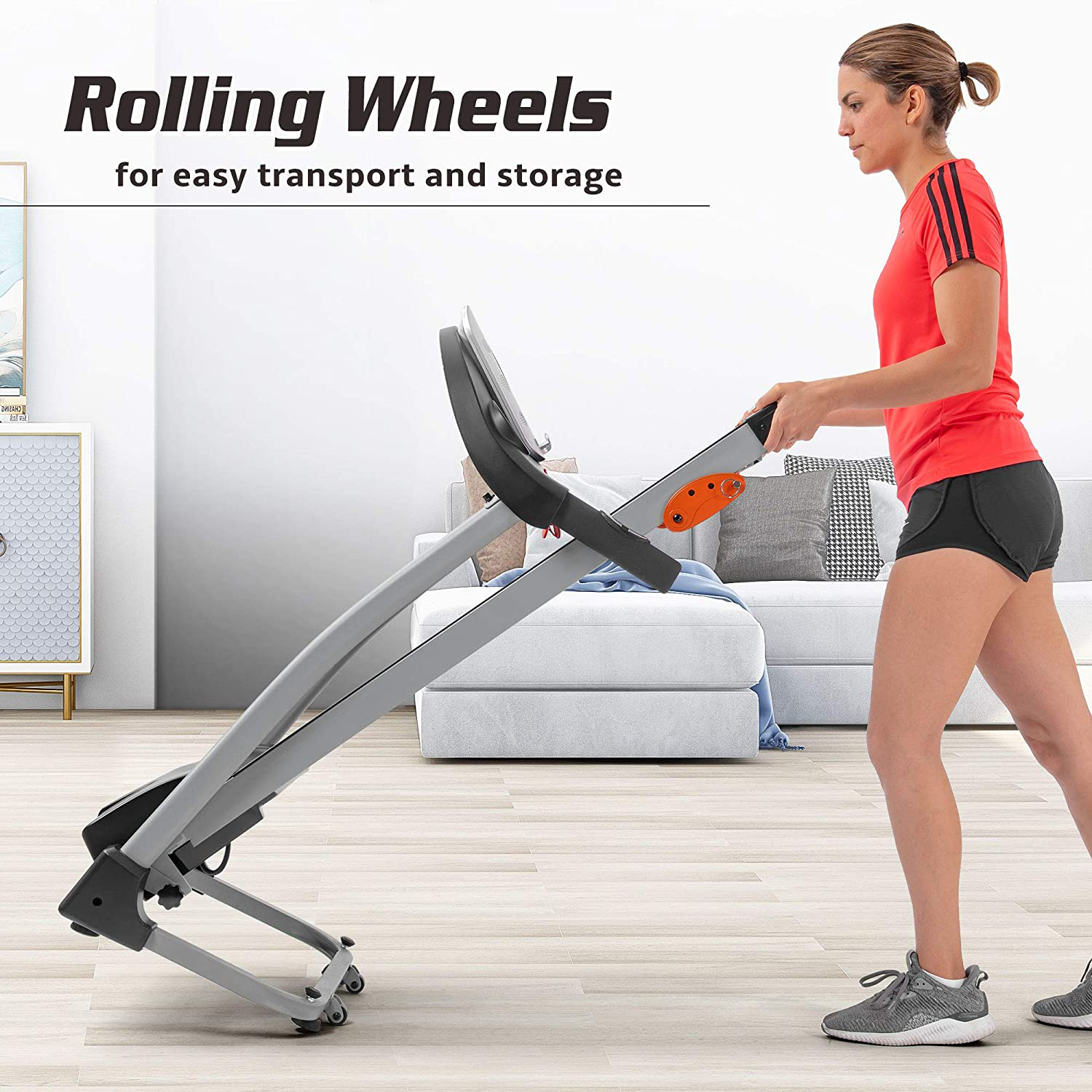 Merax Foldable Electric Treadmill 2.5HP Motorized Running Machine