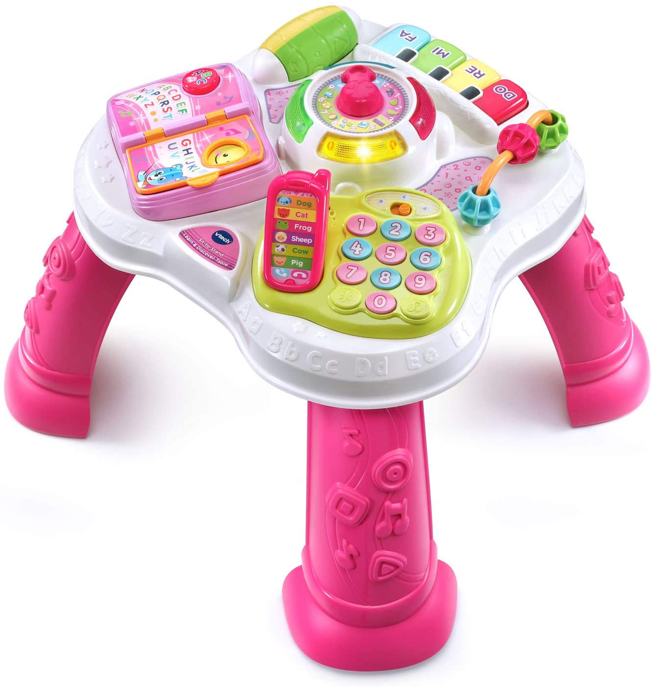 Vtech Sit-To-Stand Learn & Discover Table, Pink Animals & Pet Supplies > Pet Supplies > Bird Supplies > Bird Gyms & Playstands VTech   