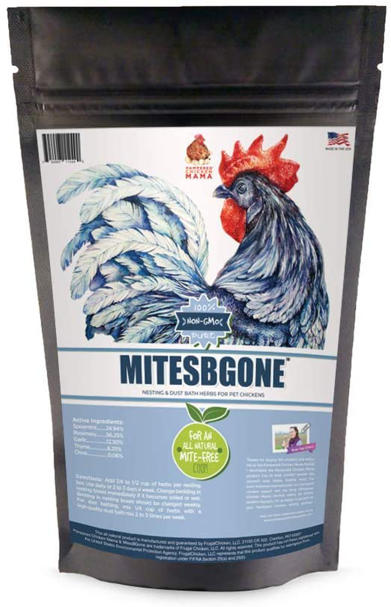 Mitesbgone Backyard Chicken Nesting Herbs - Get Rid of Chicken Mites and Lice Naturally Animals & Pet Supplies > Pet Supplies > Bird Supplies > Bird Treats Pampered Chicken Mama 8 pounds  