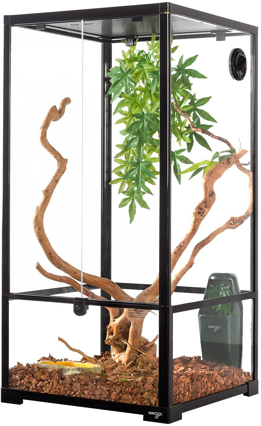 Vertical online reptile enclosure