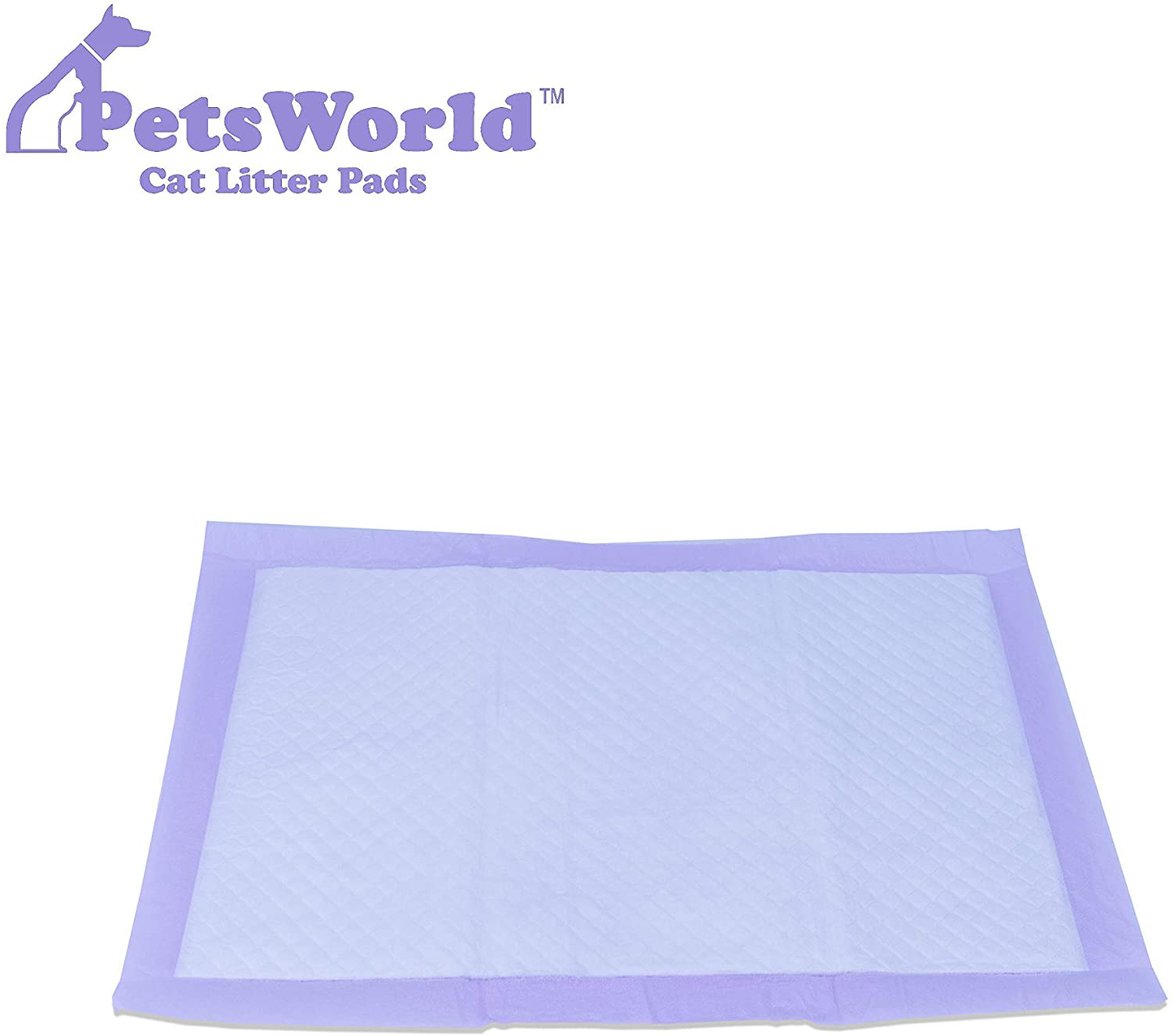 PETSWORLD Cat Pads Refills for Tidy Cats Breeze Litter System for Cat Litter Box, 50 to 400 Pads Animals & Pet Supplies > Pet Supplies > Cat Supplies > Cat Litter PETSWORLD   
