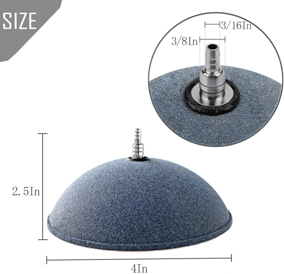 Kathson Mineral Air Stone Bubble 4 Inch Ball Shape Diffuser Airstones for Aquarium, Fish Tank, Pump and Hydroponics(2 Pack) Animals & Pet Supplies > Pet Supplies > Fish Supplies > Aquarium Air Stones & Diffusers kathson   