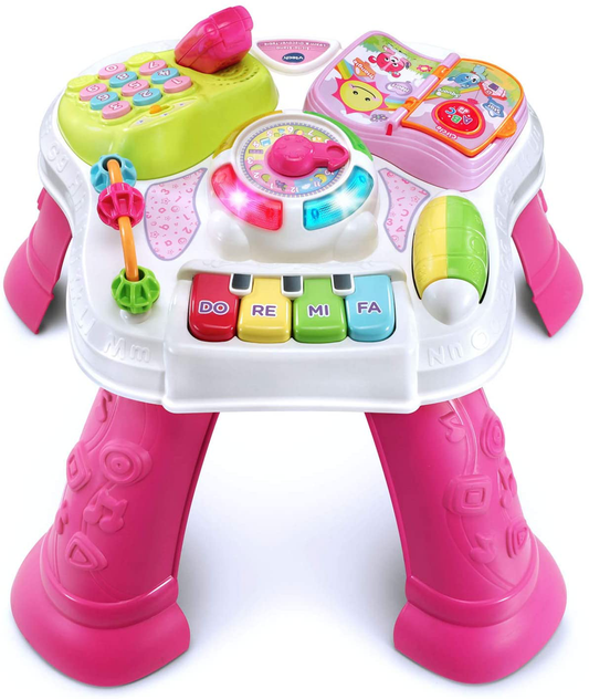 Vtech Sit-To-Stand Learn & Discover Table, Pink Animals & Pet Supplies > Pet Supplies > Bird Supplies > Bird Gyms & Playstands VTech   