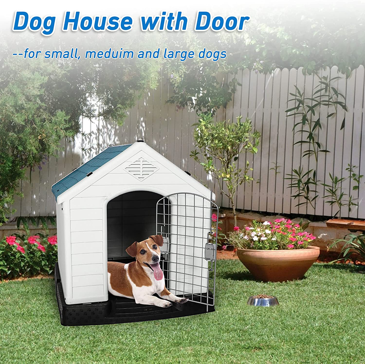 Dog houses with sales doors