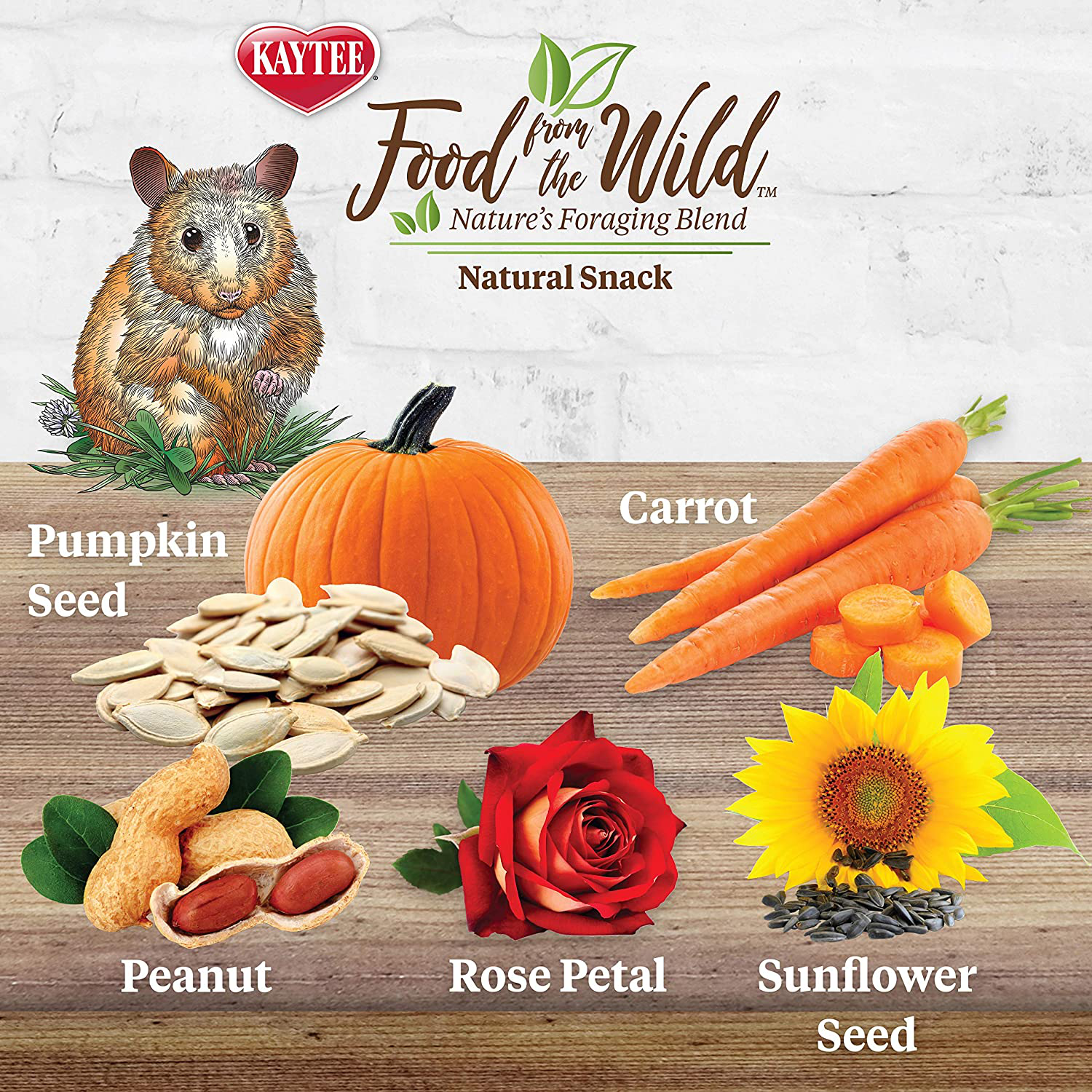 Kaytee Food from the Wild Natural Snack Animals & Pet Supplies > Pet Supplies > Small Animal Supplies > Small Animal Treats Kaytee   