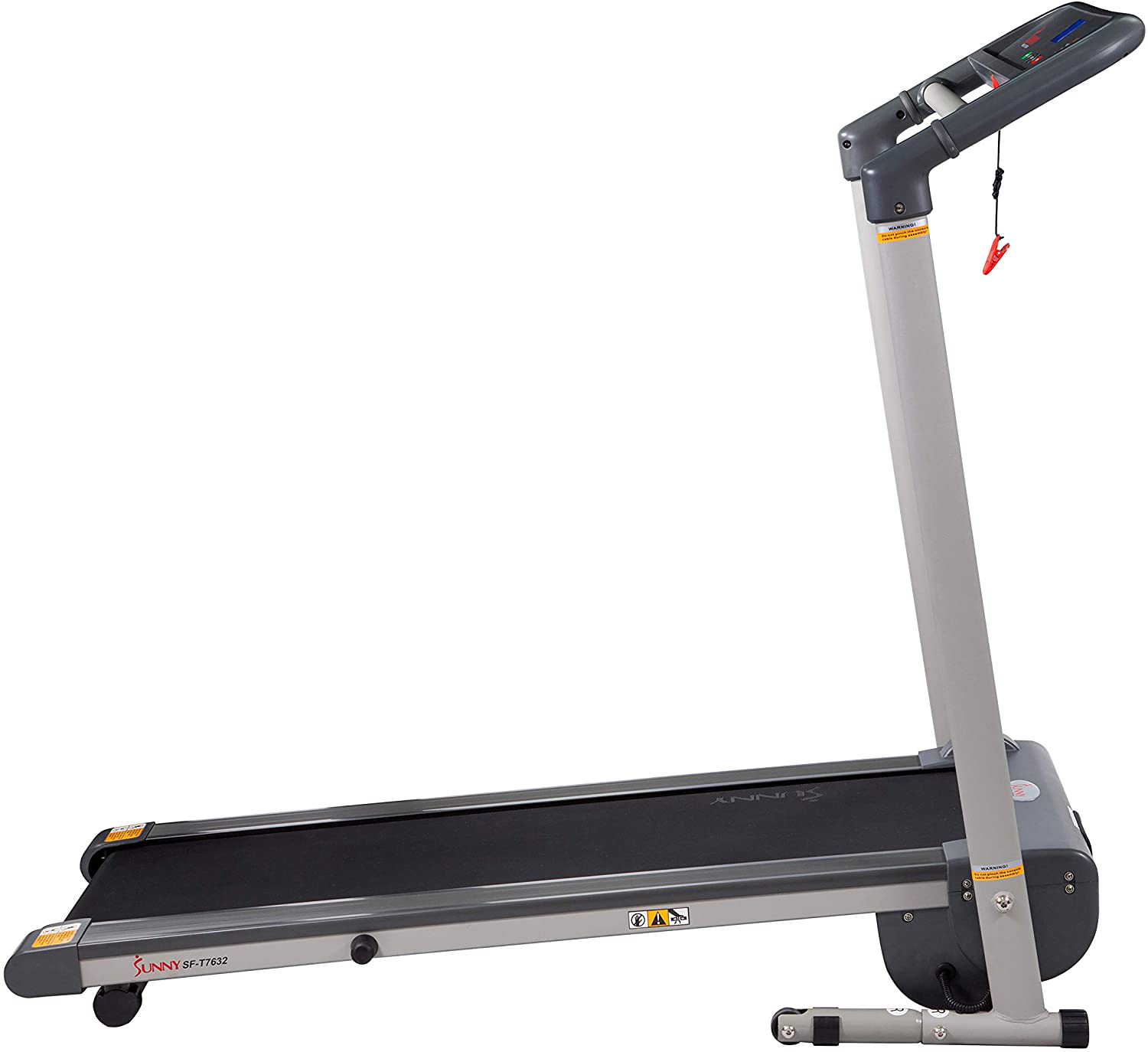 Sunny Health & Fitness Folding Compact Motorized Treadmill - LCD Display, Shock Absorption and 220 LB Max Weight - Sf-T7632,Gray Animals & Pet Supplies > Pet Supplies > Dog Supplies > Dog Treadmills Sunny Health & Fitness   